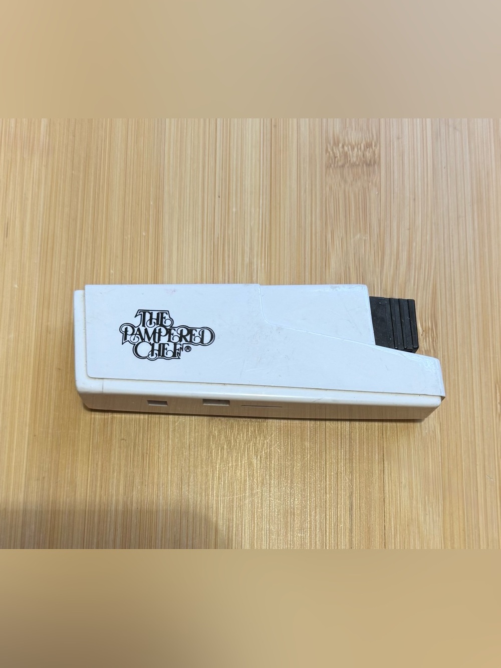 Vintage The Pampered Chef Knife Sharpener Case Sheath